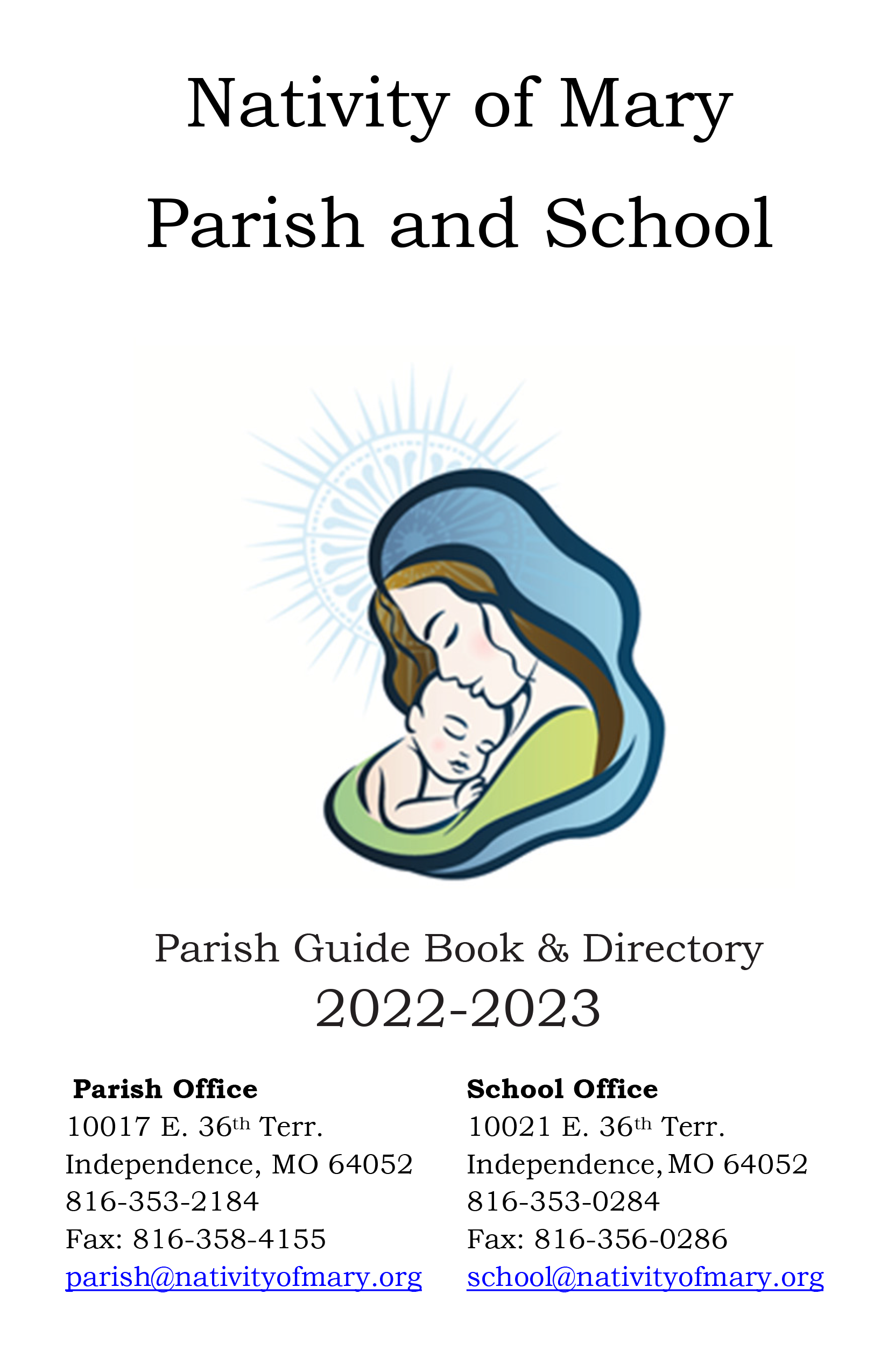 Nativity of Mary Parish Guidebook Publishing